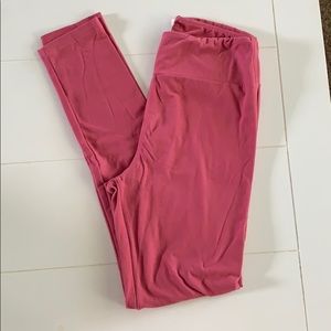 Pink LuLaRoe Leggings